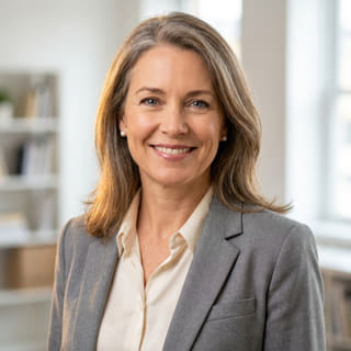 Sarah Coleman, Diretora Financeira na Prumo Valimento, fotografada em imagem de perfil